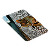 Schilderen mooie kat magneet (Rechterzijde)