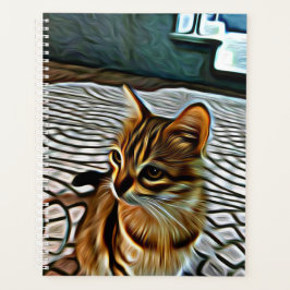 Schilderen Mooie Kat Planner