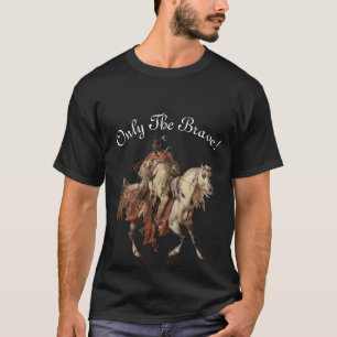  schilderen, Native American Brave and Horse T-shirt
