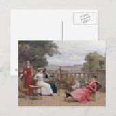 Schilderen op de Terrace Briefkaart (Voorkant / Achterkant)