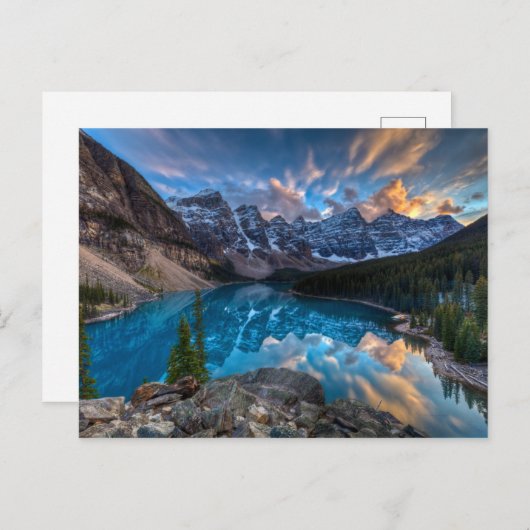 Schilderen op Moraine Briefkaart (Voorkant / Achterkant)