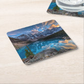 Schilderen op Moraine Kartonnen Onderzetters (Schuin)