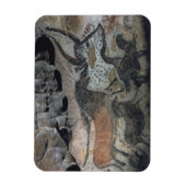 Schilderen op steen van een stier en paarden, c.17 magneet (Verticaal)