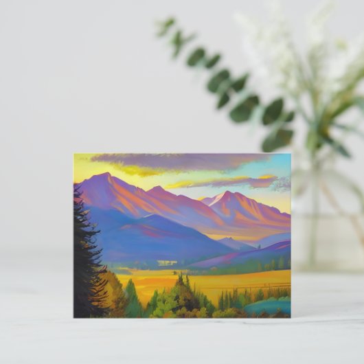 Schilderen Oregon Briefkaart (Staand voorkant)