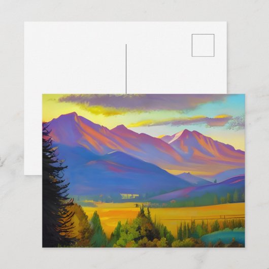 Schilderen Oregon Briefkaart (Voorkant / Achterkant)