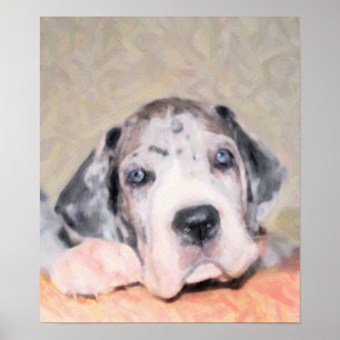 Schilderen: Puppy Dog Poster
