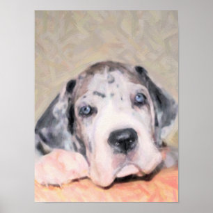 Schilderen: Puppy Dog Poster