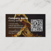 Schilderen QR-code Visitekaartje (Voorkant)
