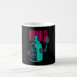 Schilderen | Robot Spray Schilderen Grafi Bar Code Koffiemok