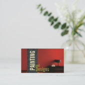 Schilderen, schilderconstructie, ontwerp visitekaartje (Staand voorkant)