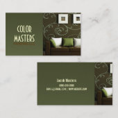 Schilderen, schilderen, constructie, Visitekaartje (Voorkant / Achterkant)