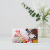 Schilderen, schilderen, constructie, Visitekaartje (Staand voorkant)