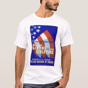 Schilderen & sculptuur 1937 WPA T-shirt