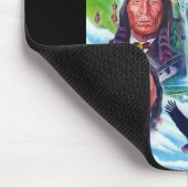 Schilderen Sjabloon Indianen Indiaanse Chiefs Muismat (Hoek)