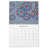 Schilderen tijdens het dansen van de agenda van 20 kalender (Feb 2027)