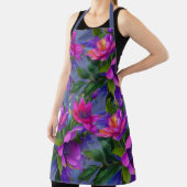 Schilderen Tropische bloemen Heldere kleuren Schort (Insitu)