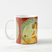 Schilderen. Uit de Arts Series door Mucha Koffiemok (Links)