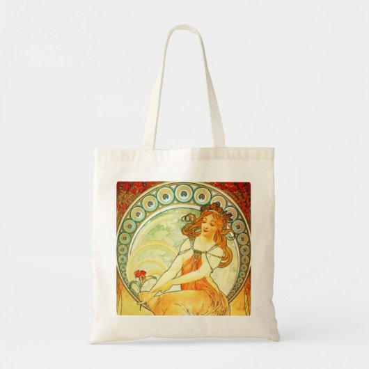 Schilderen. Uit de Arts Series door Mucha Tote Bag (Voorkant)