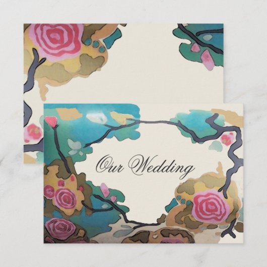 Schilderen ~ Uitnodigingen (Voorkant / Achterkant)