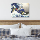 Schilderen van abstract Premium-omgepakt canvas (g Afdruk (Insitu (Slaapkamer))