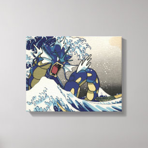 Schilderen van abstract Premium-omgepakt canvas (g Afdruk