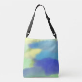 schilderen van abstracte waterverf crossbody tas (Achterkant)