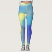 schilderen van abstracte waterverf leggings (Voorkant)