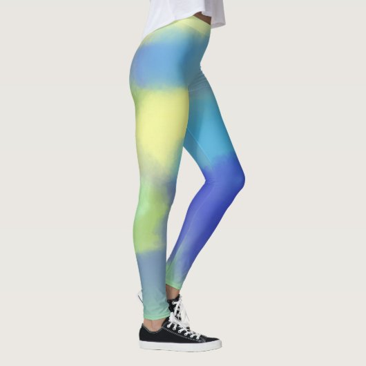 schilderen van abstracte waterverf leggings (Rechts)