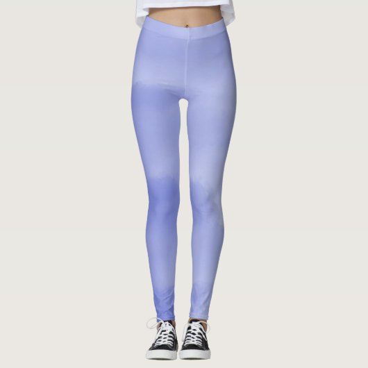 schilderen van abstracte waterverf leggings (Voorkant)