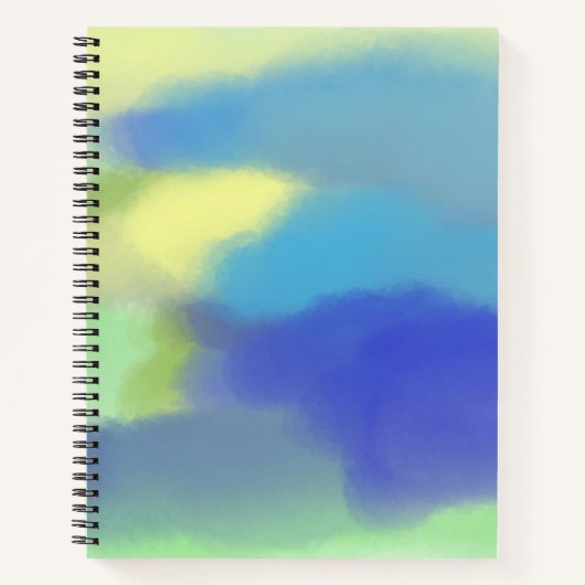 schilderen van abstracte waterverf notitieboek (Voorkant)