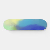 schilderen van abstracte waterverf persoonlijk skateboard (Horizontaal)