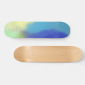 schilderen van abstracte waterverf persoonlijk skateboard (Horizontaal)