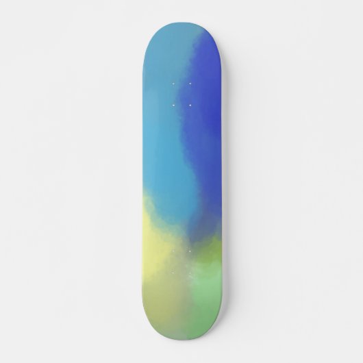 schilderen van abstracte waterverf persoonlijk skateboard (Voorkant)
