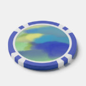 schilderen van abstracte waterverf poker chips (Enkel)