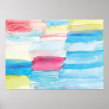 schilderen van abstracte waterverf