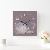 Schilderen van balletdanserswaander vierkante klok (Huis)