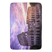 Schilderen van Colosseum in Rome bij zonsondergang Badmat (Voorkant Verticaal)