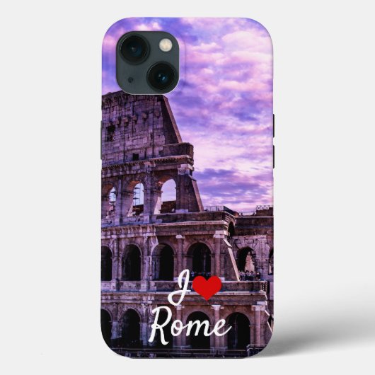 Schilderen van Colosseum in Rome bij zonsondergang Case-Mate iPhone Case (Achterkant)