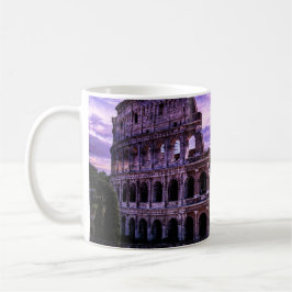 Schilderen van Colosseum in Rome bij zonsondergang Koffiemok