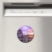 Schilderen van Colosseum in Rome bij zonsondergang Magneet (Insitu (Vaatwasser))