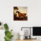 schilderen van de Baai door George Stubbs Poster (Thuiskantoor)