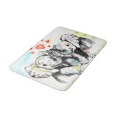 Schilderen van de bath Mat Elephant Family (Gekanteld)