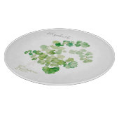  schilderen van de botanische Waterverf Snijplank (Hoek)