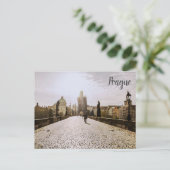 Schilderen van de brug van Charles in Praag over z Briefkaart (Staand voorkant)