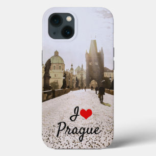 Schilderen van de brug van Charles in Praag over z Case-Mate iPhone Case