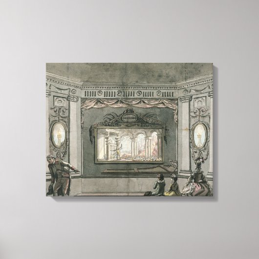 Schilderen van de Eido Phusikon showin van Louther Canvas Afdruk (Voorkant)