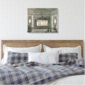 Schilderen van de Eido Phusikon showin van Louther Canvas Afdruk (Insitu (Slaapkamer))