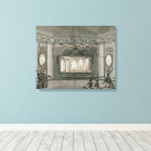 Schilderen van de Eido Phusikon showin van Louther Canvas Afdruk (Insitu (Houten vloer))
