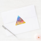 Schilderen van de Eiffeltoren in Parijs Sticker (Envelop)