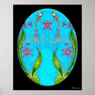 Schilderen van de Hawaiiaanse Waterverf Poster